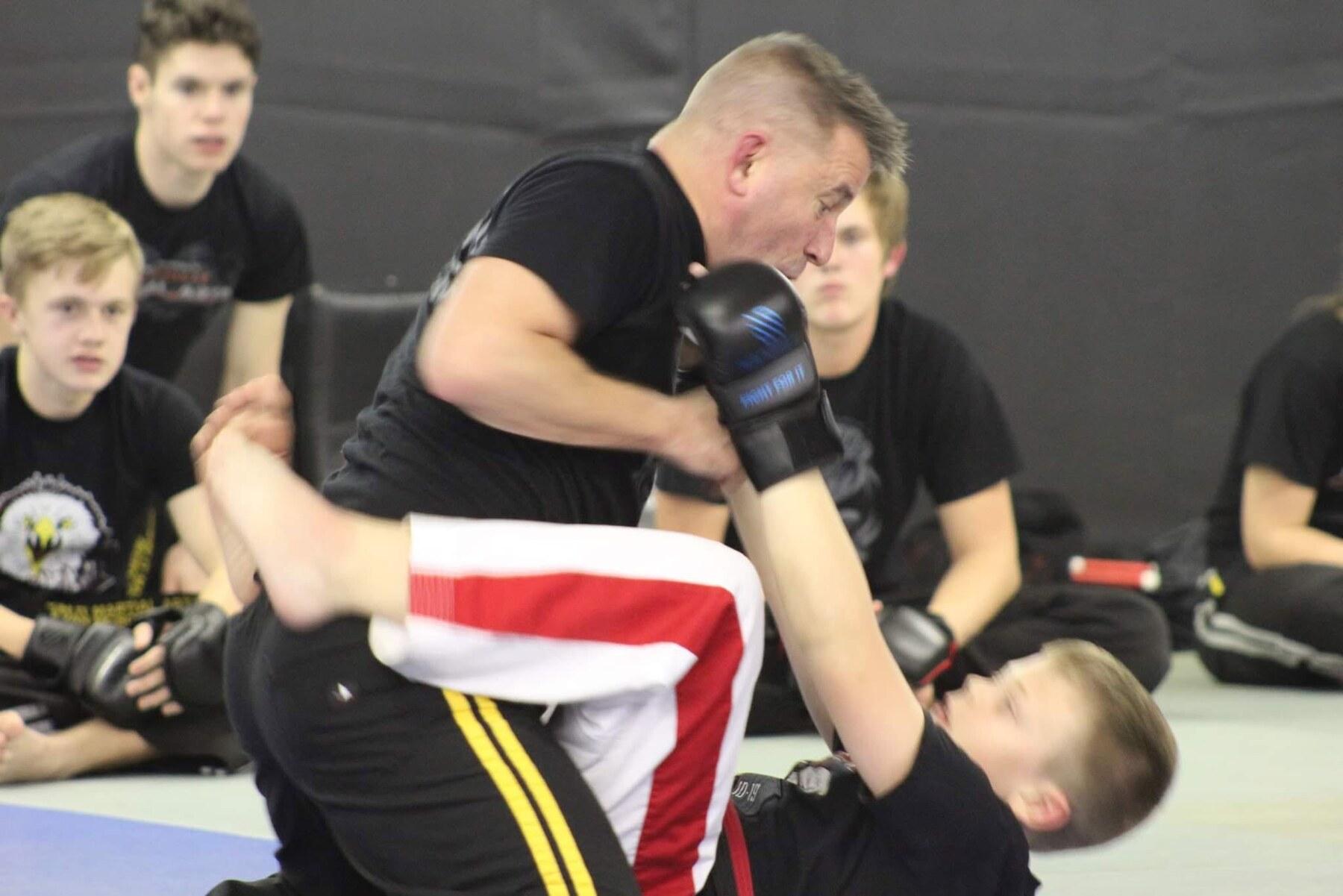Mixed martial arts class at Kickin It Martial Arts